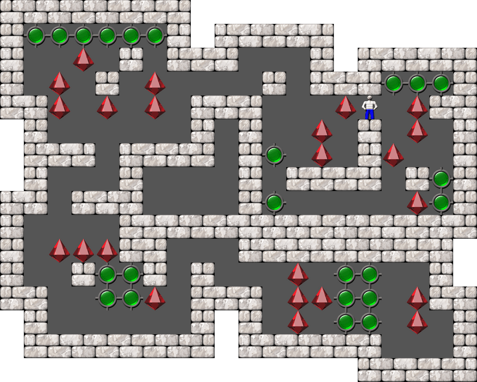 Sokoban Green Machine! level 26